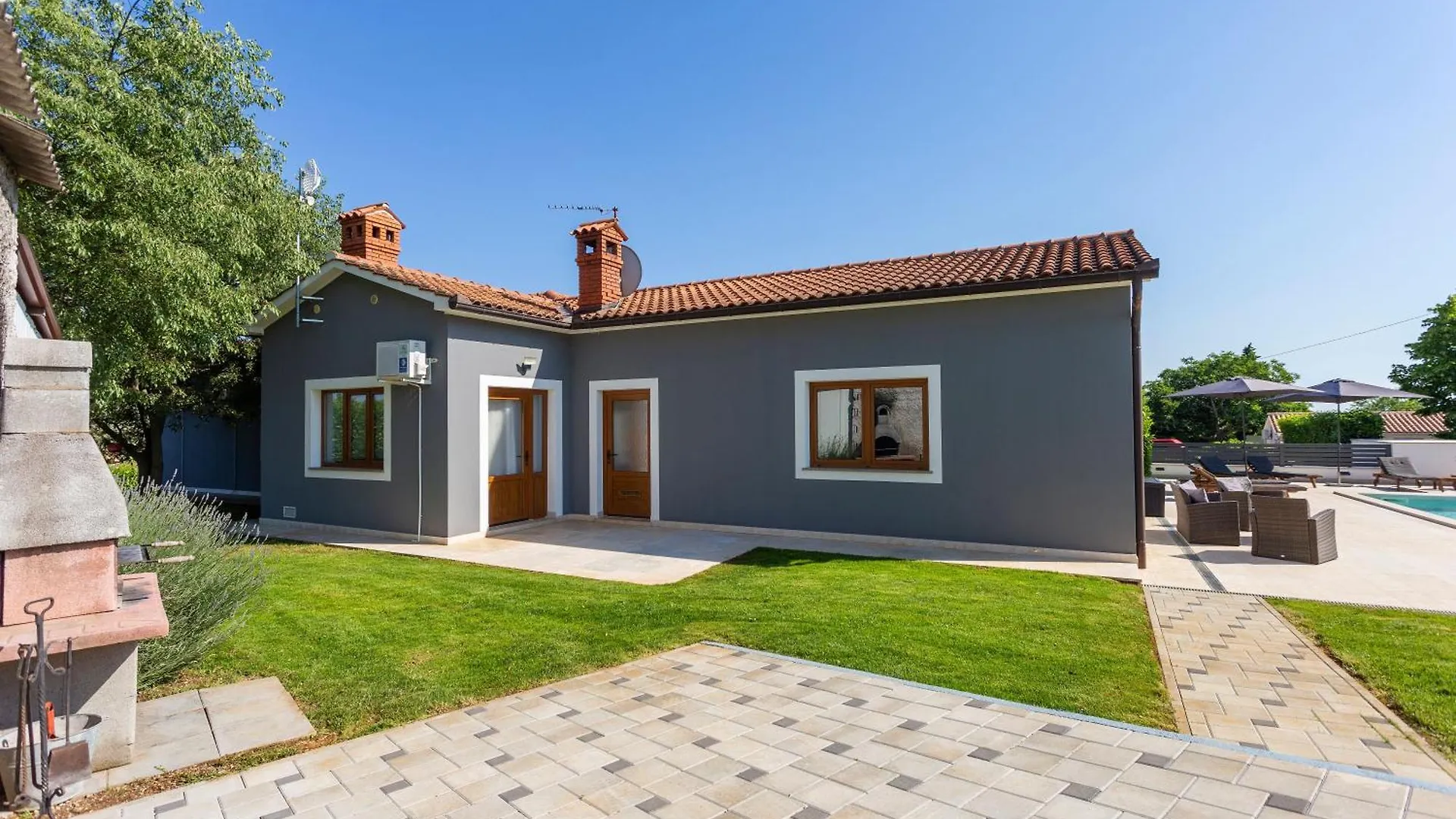 Villa Anavi Mit Privatem Pool Und Grossem Garten Barban Σπίτι διακοπών